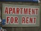APT FOR RENT Sign - 14