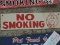NO SMOKING Sign - 14
