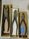 BILLINGS Brand Pliers (3 total) # 270-6 and # 11-7  / NEW Old Stock