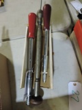 Lot of 3 Assorted Ratchet Screwdrivers -- NEW Old Stock