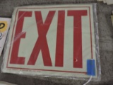 Glow-In-The-Dark EXIT Sign - 10 Total - Plastic 10