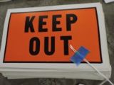 KEEP OUT Signs - 11