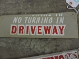 NO TURNING Signs - 14