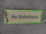 NO SOLICITORS Signs - 9