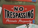 NO TRESPASSING Signs - 14