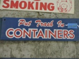 PUT TRASH IN CONTAINERS Signs - 14