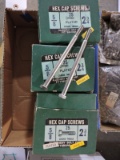 3 Boxes of ALLEGHENY BOLT Brand HEX Cap Screw -- NEW