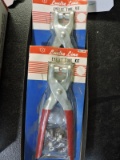 2 LUSTRE LINE Eyelet Tool Kit # 35 -- NEW Old Stock