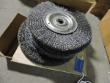 7 Steel Wool Grinding Wheels -- NEW Old Stock