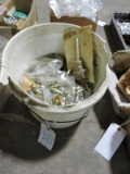 Bucket of Connectors and Fittings -- NEW Old Stock