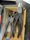 5 Assorted Pliers and Snippers - NEW Old Stock