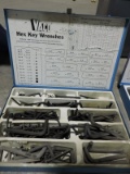 VACO HEX Key Wrench Kit & Case # 270 -- NEW Vintage Old Stock