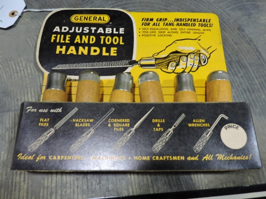 6 GENERAL Adjustable Tool Handle # 896 -- NEW Vintage Old Stock
