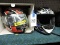 Pair of Helmets - One NEW NOLAN LG and One USED HJC XXL - no visor
