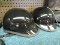Pair of Medium SNELL Helmets - Appear to be NEW Old Stock