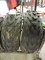 Pair of USED DUNLOP KT107 ATV Tires  - AT22X7-10 -- with Wheels
