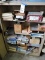2-Drawer Filing Cabinet and 4-Shelf Storage - Full of Office Supplies