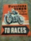 Custom Poster Made from a Vintage Firestone Motorcycle Racing Tire Ad - # 3 of 4