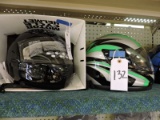 Pair of Helmets - DGV (NEW in Box) XXL & M2R (Appears NEW) LG