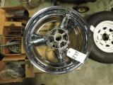 Pair of Front & Rear 3-Spoke Rims for 2001 Yamaha R1 - Appear NEW