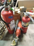 Lot of 3 Fire Extinguishers