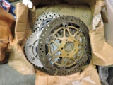 Lot of: Chain Rings and Brake Rotors - USED