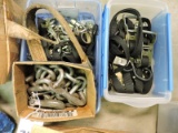 Lot of: Ratchet Straps, Specialty Hooks and Hardware - See Photos