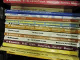 Lot of Various Motorcycle Service Manuals - See Photos
