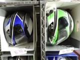 Z1R Helmets - Blue and Yellow, Both Small - NEW in Box