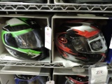 Z1R Helmets - Star Model -Green - M / Verdigo Black + Red - Medium -- NEW