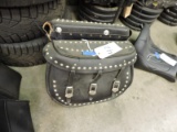 Pair of Leather Soft Saddle Bags - NEW - Apprx. 18