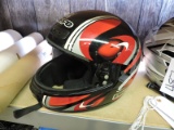 BIEFFE Brand Helmet - Size Unknown - USED - Red & Black / No Visor