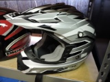 AFX Brand Helmet - Size: Sm - NEW - No Box -- Silver & Black