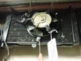 Motorcycle Radiator and Fan Assembly