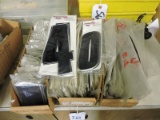 Lot of Racing Number Stickers - See Photo