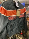 Harley Davidson Race Team Jacket - NEW - Size M - Orange/Black