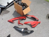 Lot of: Headlight, Tail Lights, Other Parts - Motorcycle