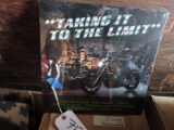 3 Boxes of 'Taking It To The Limit' LP Records - Motorcycle Themed Music - NEW
