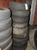 Lot of 9 Used Tires - Various - See Photos