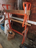 Orange Industrial Steel Rack -- Use Unknown