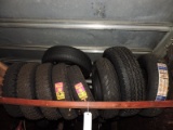 Lot of 9 Car, Truck & Motorcycle Tires -- Some Appear to be NEW -- See Photo