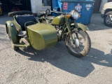 CHANG JIANG CJ750 with Side Car / Shows 1 Mile on the Odometer -- READ DESCRIPTION