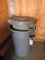 Pair of Rubbermaid Brute Trash Cans with Lids
