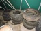Lot of 10 Truck Tires in Various Condition / Over 50% Tread