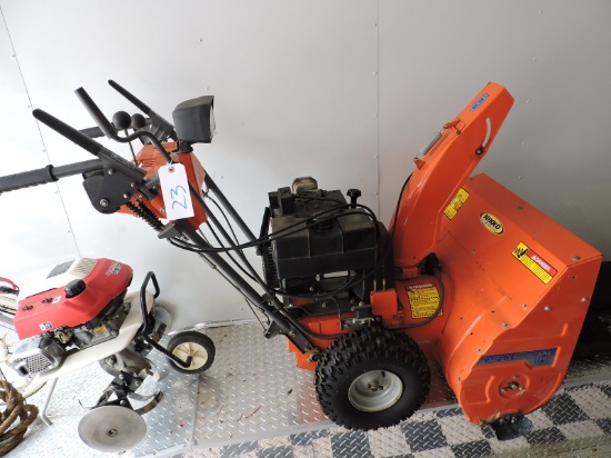 HUSQVARNA 9-21E Gasoline Snow Blower - 9HP Tecumseh - Functions Well