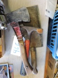 Hatchet Hammer and Butcher Knife