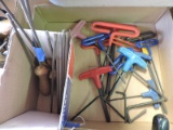 T Handle Hex Keys and Files