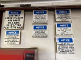 (7) Notice Signs