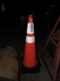 Lot of 3 Traffic Control Cones - Reflective