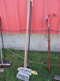 3 Scrubbing Push Brooms